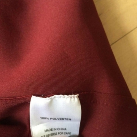 Vicky and Lucas DRESS NEW Size M dark red fringe - Picture 7 of 8